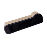 Car Console Left Seat Side Gap Filler Storage Box Organizer Cup Holder New