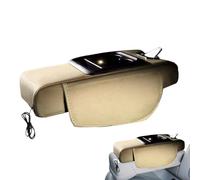 Car Console Organizer,Leather With Cup Holder Phone Slot, For Phone Card Key Organization Truck SUV Sedan Vehicle Accessories Interior