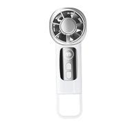 Car Cooling Fan, 199 Speed Adjustable Mini, Usb Rechargeable Personal Clip Fan with Hook, Led Display Cooling Device System, 18cm Size, 10cm Width, for Travel Driving Camping Beach Outdoor Dorm Use