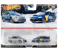 CAR CULTURE 2-Packs - Subaru Imprezza WRX - 2016 WRX STi - HOT WHEELS 1:64