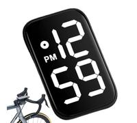 Car Dashboard Clock - Impermeabile e luminoso orologio analogico per | LED Screen Small Stick on Clock for Car Dashboard Interior Motorcycle Boat Bike Truck Home Desk
