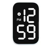 Car Dashboard Clock - Impermeabile e luminoso orologio analogico per | LED Screen Small Stick on Clock for Car Dashboard Interior Motorcycle Boat Bike Truck Home Desk