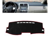 Car Dashboard Cover Nonslip Black Red Pad 2007-2013 Per Toyota Corolla