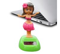 Car Dashboard Decorations, Solar Swing Figurines, 3.94x1.97in Hawaii Girl Ornament, Waterproof Authentic Build, Funny Shaking Motion for Desk Display, Home, Office, Patio, Table