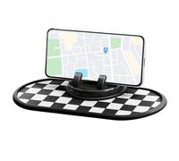 Car Dashboard Organizer Mat, Anti Skid Rotating Storage, Multi Function Vehicle Tray Design, 9.84 Inches Non Slip Interior Accessory System, Sturdy Auto Storage Holder, Sunglasses Keys Gadget