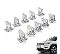 Car Dashboard Trim Clips | 10 Universal Automotive Dashboard/Center Console Clips - 10 Pieces Wheel Arch Metal Clip | Door Sill Clip | Trim Panel Fastening Buckle Kit For Car Interior Front C