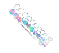 Car Decals For Side - Honeycomb Graphic Car Side Body Sticker - Auto Exterior Decor Hexagonal Decal For Automotive, Truck, Suvs, Rv, Motorcycle