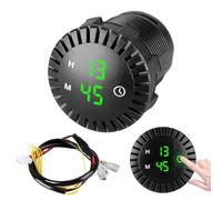 Car Digital Clock, LED Vehicle Clock, Touch Dashboard Time Display Clocks