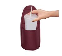 Car Door Cup Holder | PU Leather Scratch-Resistant Universal Adhesive