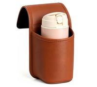 Car Door Cup Holder, Wide-Mouth Organizer for Drinks & Phone (Orange)