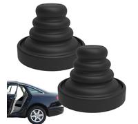 Car Door Gasket, Shock Absorbing Pads, Car Door Protector, Silicone Door Bumper, Car Slam Stopper, Door Shock Absorber, Car Door Stickers, 5x2.8cm/1.38x1.1 Inches