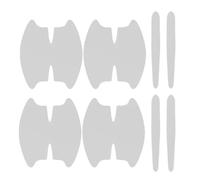 Car Door Handle Sticker, 8 Pieces Transparent Invisible Decal Set, Anti Scratch Door Handle Protector Film, Waterproof Car Paint Protection Cover With Strong Adhesion For SUV Truck Sedan Automotive