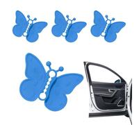Car Door Lock Cover - Silicone Latch Protector | 4 Pezzi Buffer Pads | Flessibile Shock Absorbing Design, Wear Resistant Silicone Material, Tool Free Installation, Noise Reducing Protection