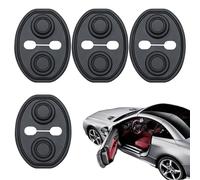 Car Door Lock Protector, SilicoñeSound Damping Vibration Reduction Ločk Cover, Unîveřsal Car Door Løck Buckle Sleeve, Prevents Scratches And Noise, Šoft Ďurable Sîlicoñe, For Most Cars Trucks SUVs,