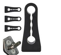 Car Door Lock Sound Damper, Shock Assorber Pads, 4 pezzi Sound Buffer Seals, Stylish Vehicle Noise Reducer, Ideal for Travel, Interior Upgrade, Quiet Drive, 1,97 x 0,79 x 0,39 pollici