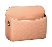 Car Door Organizers Set - Adhesive Pu Leather Box, Cell Phone Holder for Car, Cars Seat Pocket for Truck Automotive Vehicle, Front Back Seat, Door, Road Trip, Cars Pockets Organizer