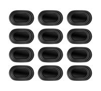 Car Door Shock Absorber - 12 Pieces Anti-Collision Silicone Pad, Exterior Accessories For Highway Garage Parking Commuting Daily Driving, Highway Outdoor 3.6x2.7x1cm/1.42x1.06x0.39 Inches