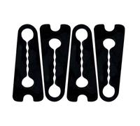 Car Door Shock Absorber - 4 Piece Silicone Buffer Set | Car Door Lock Protector Covers | Auto Doors Shock Absorber Pads, Noise Reduction Anti Collision Doors Stop Buffer for Cars Garage Parking