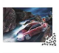 Car Drifting Puzzle 1000 Pezzi Premium, Esercizio Neurale, Progetto Collettivo, Elemento Focalizzante 1000pcs (75x50cm)
