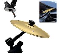 Car Drum Cymbal Air Vent Gadget musicale divertente per autisti e batteristi Suono metallico nitido Facile installazione sulla cruscotto sulle prese d aria Regalo stravagante viaggi su strada amanti d