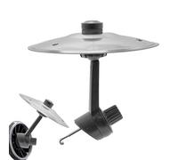 Car Drum Set Air Vent, Mini Dashboard Percussion Instrument, Crash Drums Kit to Driving Fun or Recording Studio for Musicians and Car Enthusiasts, Indoor and Outdoor Use, Gold & Silver