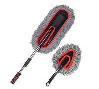 Car Duster - Exterior Dust Brush, Soft Bristle Cleaner, Scratchless Vehicle Cleaning Kit | Professional Auto Interior Exterior Care, Garage Car Cleaning Use for Household Sedans SUVs RVs Trucks