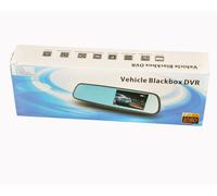 Car DVR Specchietto Retrovisore 4.3" Dual Cam Frontale+Posteriore