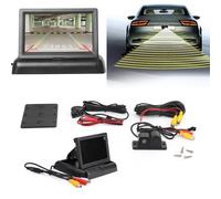 Car Elecamera Retromarcia Parking Sensor Radar Beeper + 4.3" LCD Mirror Kit T9 Y