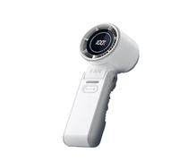 Car Electric Fan Ventilatore Portatile Ricaricabile Per Esterni Da 3600 mAh, Adatto Per Mini Ventilatore Elettrico A Mano, Display Digitale, Ventilatore Turbo, Raffreddamento Ad Aria Pieghevole Ad