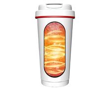 Car Electric Kettle, Stainless Steel Heating Bottle, Instant Thermostatic Heater Cup, 3.54x8.46 Inches Fast Boiling for Water, Coffee, Tea, Milk, Travel, Road Trips, Truck, Rv, Dorm