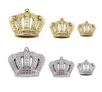 Car Emblem Crown 2 Pezzi Emblem Badge Sticker Car,3D Metallo Adesivo Car,Metallo Cromato Adesivo Auto,Emblema Adesivi Auto Emblema Decalcomania per Laptop Paraurti per Auto SUV RV