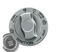Car Engine Start Stop Button Cover - Push to Start Button Cover | Auto Interior Ignition Buttons Covers | Engine Buttons Protector Covers Anti-Scratch Alloy Decor Stickers | Car Accessories Interior