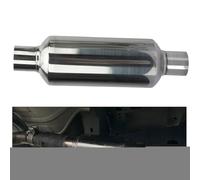 Car Exhaust Muffler Pipe, Sport Vehicle Silencer, Emission Reduction System, 201 Stainless Steel, Weather-Resistant Mod Part, for Racing Cars, Trucks, Quiet Driving Appearance and Functionality