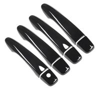 Car Exterior Door Handle Cover Trim Bezel Replacement D23, NP300 | for nissan Navara, 2017-2022, outer door handle covers(Black 1)