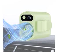 Car Fan | 100 Speeds Quiet Personal Cooler with Digital Display | 360-Degree Rotation Clip on Fan | for Home Bedroom Stroller Cart Camping Hiking Fishing Beach Trip