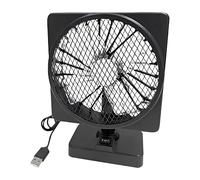 Car Fan, AC Cooler, 4,33 x 2,48 x 7,56 pollici, USB , 12 V Plug Power, 360 Rotazione Head, Compact ABS Build, General Fit Design, for Road Trip Heat, Van SUV Use, Boat Sedan Travel