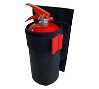 Car Fire Extinguisher Storage Bag - Trunk Mount with Hook Loop Fastener | Secure Holder For 1kg/2kg Extinguishers | Quick Access Safety Accessory for Sedans SUV Trucks