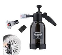Car Foam Sprayer - Multifunctional Two Nozzles Hose, Foam Cannon For Hose, 2l Translucent Water Bottle With Scale | Car Wash Sprayer For Cars Wash Cars Detailing Weeds Spraying Household Cleaning
