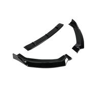 Car Front Bumper Canard Lip Compatible For A-UDI A3 8V S-Line S3 Standard Sedan Version 2017-2020 Lower Splitter Diffuser Spoiler Body Kits(A3 S3 Sport Black)