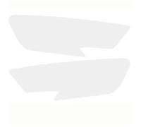 Car Front Headlights Eyebrows Adatto per Audi A3 8V S3 RS3 8Y 2021 2022 S Line Sportback 2014-on Pellicola protettiva per fari auto in TPU.(2014-2016 T)