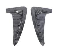 Car Front Side Air Vent Cover Decorativo Branchie Trim per X5 F15 M Sport dal 2014 al 2018 Materiale ABS 2 pezzi Set (Modello in fibra di carbonio)