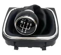 Car Gear Shift Knob 5/6 Speed Leather Boot Collar Case | for vw for golf 5 VI MK5 for vw for golf 6 VI MK6 for vw for jetta 2005-2014 car styling(5 Speed)
