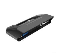 Car Head Up Display HUD Gauge OBD2 Computer di guida Doppio Schermo Proiezione Tachimetro Temperatura dell'acqua Consumo di carburante Tensione di carico del motore Nero