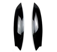 Car Headlights Eyebrows 2 pezzi di copertura per palpebre sopracciglio fari auto adatte per Volkswagen VW GOLF 5 MK5 GTI R 2005-2007(Bright black)