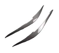 Car Headlights Eyebrows Adatto per BMW F22 F23 F87 M2 220i M235i M240i Serie 2 2014-2022 Sopracciglio del faro Copertura palpebra ABS(Carbon Look)