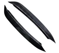 Car Headlights Eyebrows Adesivo per fari anteriori, sopracciglio, palpebre, adatto per VW POLO MK6 MK 6 2019 2020 2021 2022 2023(Carbon Fiber Look)