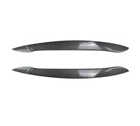 Car Headlights Eyebrows Copertura del faro anteriore dell'auto, palpebra, sopracciglio, finitura ABS adatta per BMW X5 E70 2008-2013, parti in fibra di carbonio