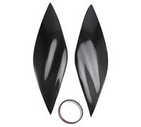 Car Headlights Eyebrows Sopracciglia per fari auto, palpebre, adesivi in fibra di carbonio, rivestimento per fari, adatto per FIAT BRAVO 2007+