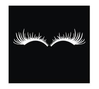 Car Headlights Eyebrows Un paio di adesivi per sopracciglia per i fari delle auto. Adesivi per ciglia sexy per la decorazione dei fari delle auto.(Eyelash WHITE)