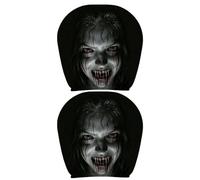 Car Headrest Cover - Car Seat Headrest Protector Spooky Front Pillow Wrap